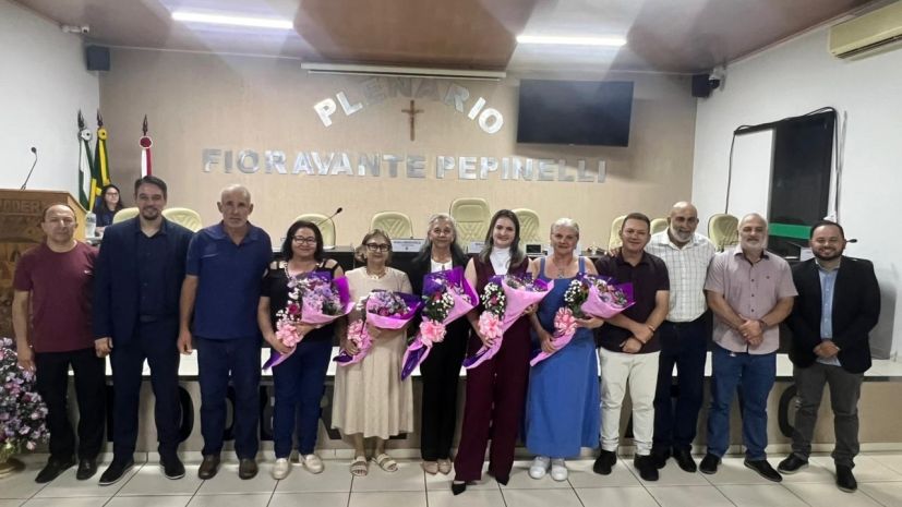 CÂMARA DE LUIZIANA INAUGURA GALERIA LILÁS E HOMENAGEIA VEREADORAS QUE FIZERAM HISTÓRIA